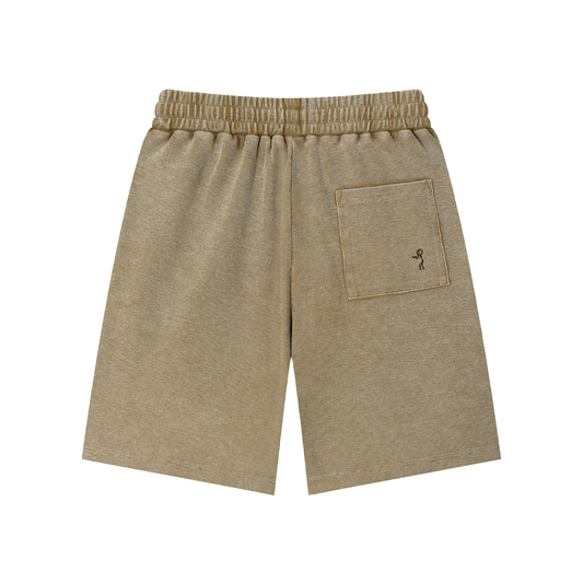Mineral Wash Waffle Shorts: Dood