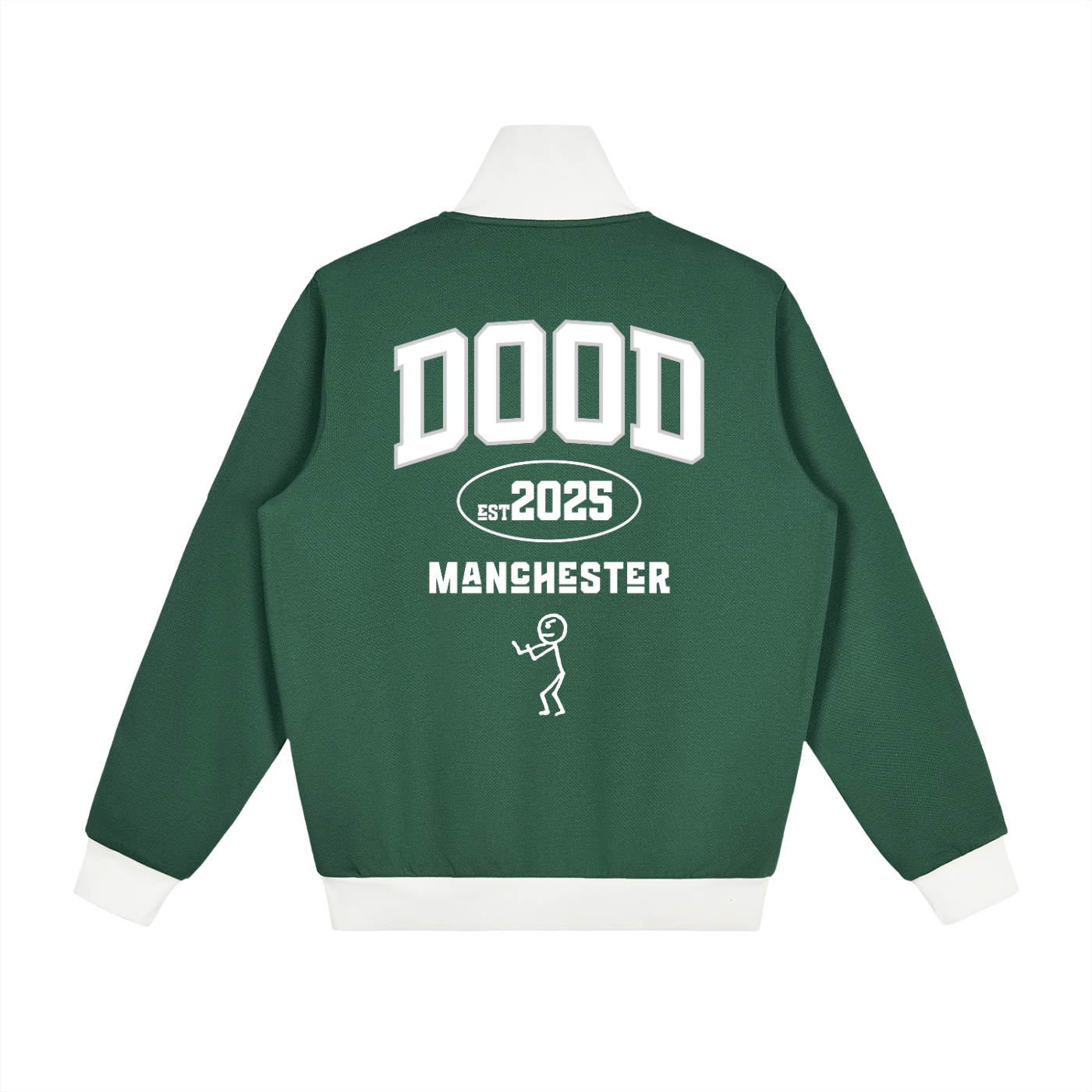 Contrast Side Stripe Fleece Track Jacket - Dood Manchester 25