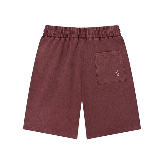 Mineral Wash Waffle Shorts: Dood