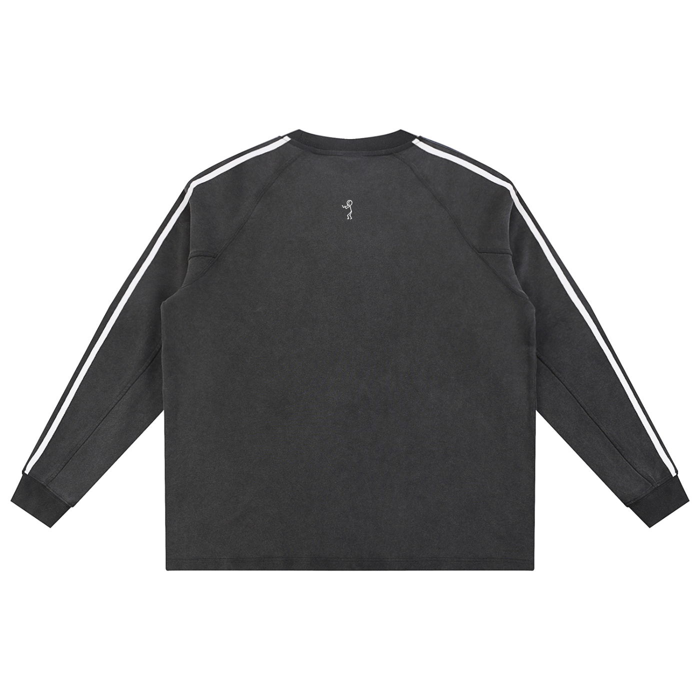 Washed Contrast Tape Sweatshirt - Dood