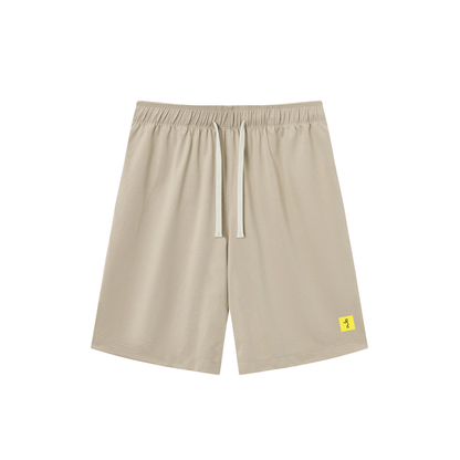 Lightweight Drawstring Shorts: Dood Badge