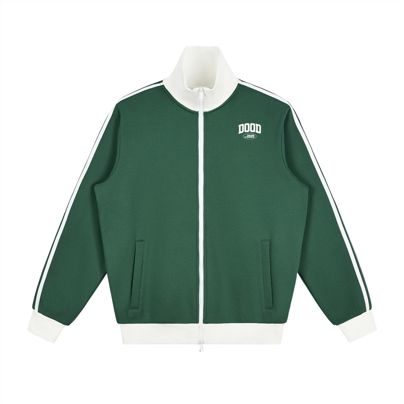 Contrast Side Stripe Fleece Track Jacket - Dood Manchester 25