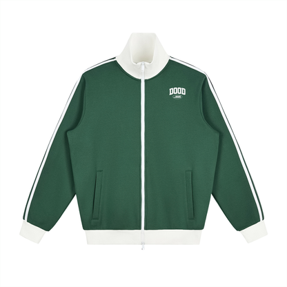 Contrast Side Stripe Fleece Track Jacket - Dood Manchester 25