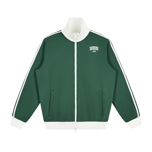 Contrast Side Stripe Fleece Track Jacket - Dood Manchester 25