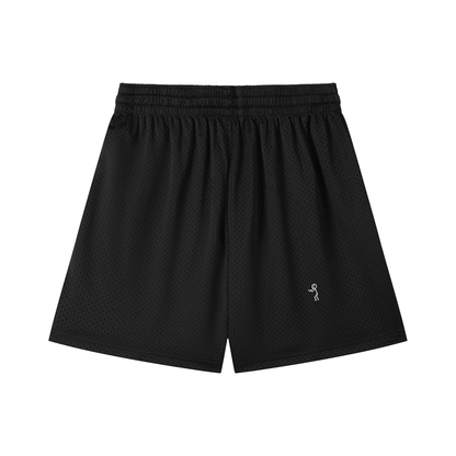 Mesh Drawstring Shorts: Doodle & Stitch