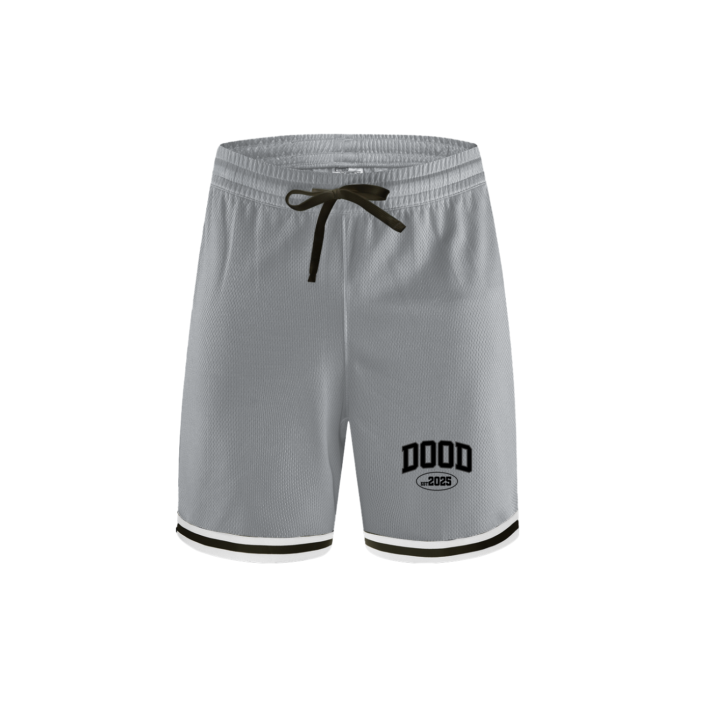 Classic Stripe Trim Basketball Shorts - Dood 25