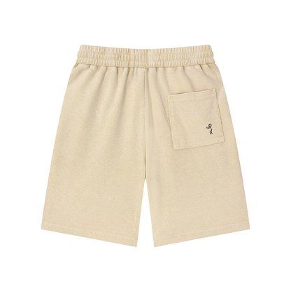 Mineral Wash Waffle Shorts: Dood