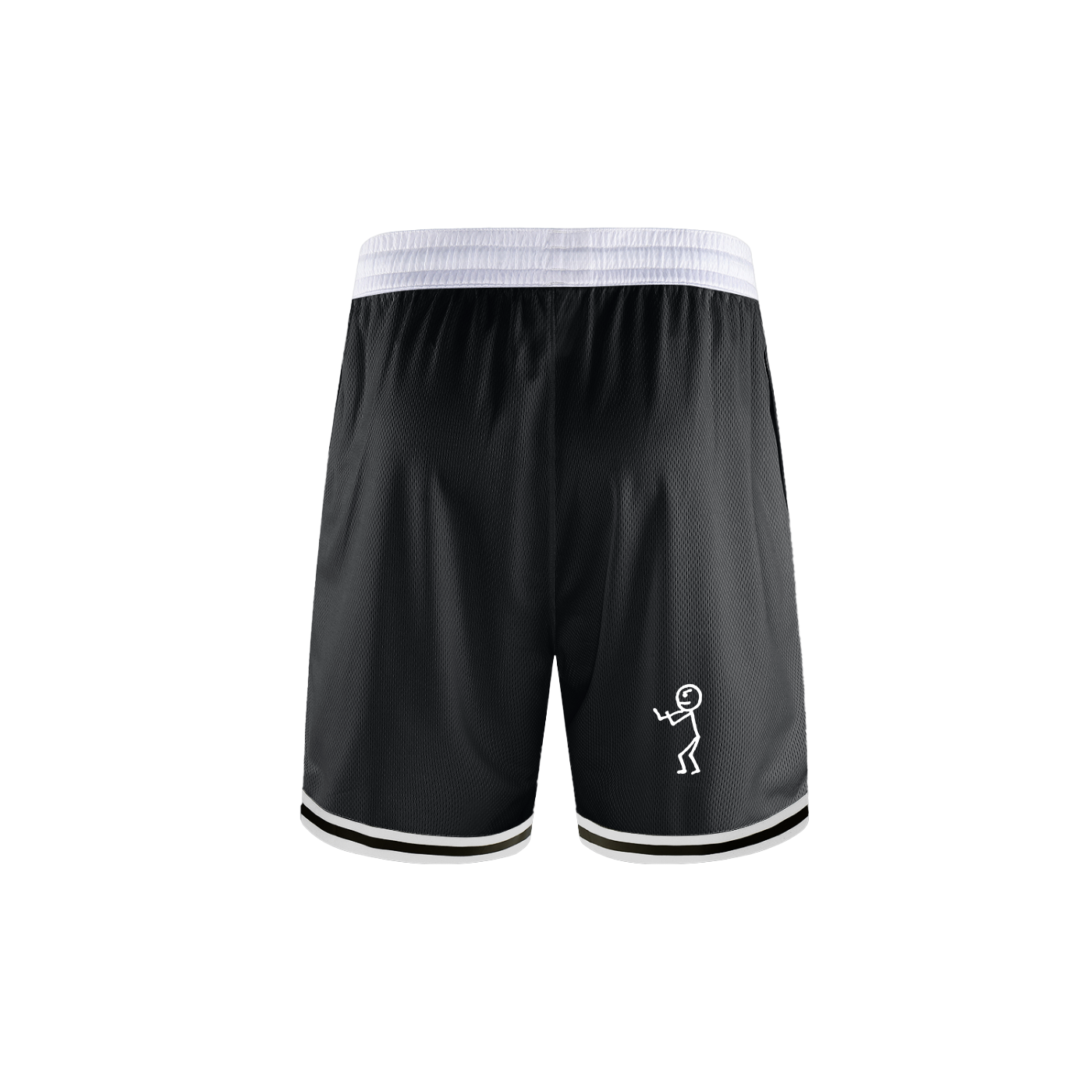 Classic Stripe Trim Basketball Shorts - Dood 25