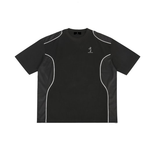 Piped Panel T-Shirt: Doodle & Stitch