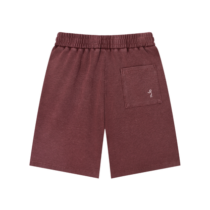Mineral Wash Waffle Shorts: Dood