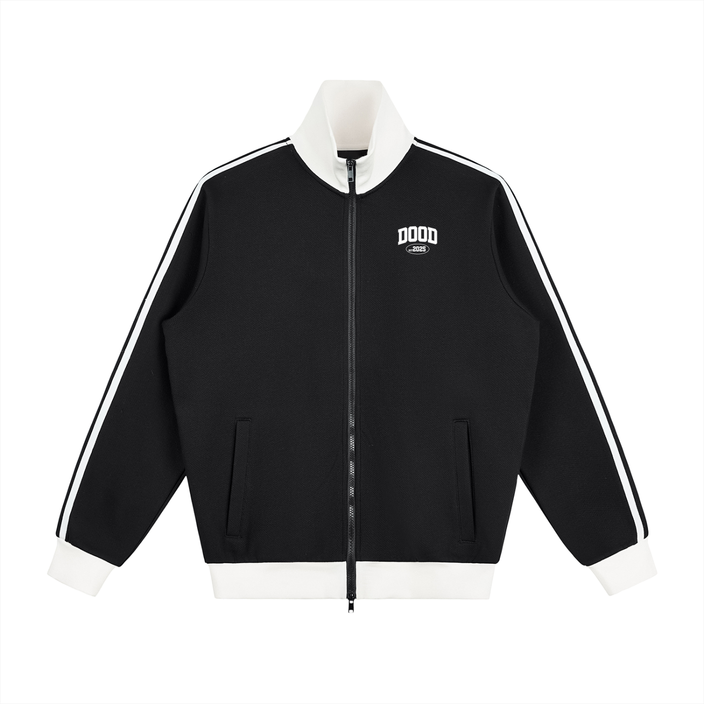 Contrast Side Stripe Fleece Track Jacket - Dood Manchester 25