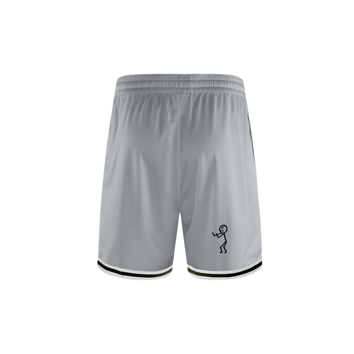 Classic Stripe Trim Basketball Shorts - Dood 25