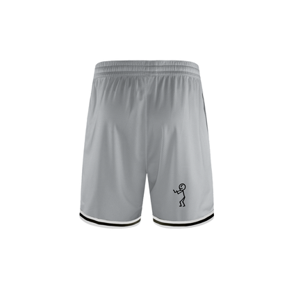 Classic Stripe Trim Basketball Shorts - Dood 25