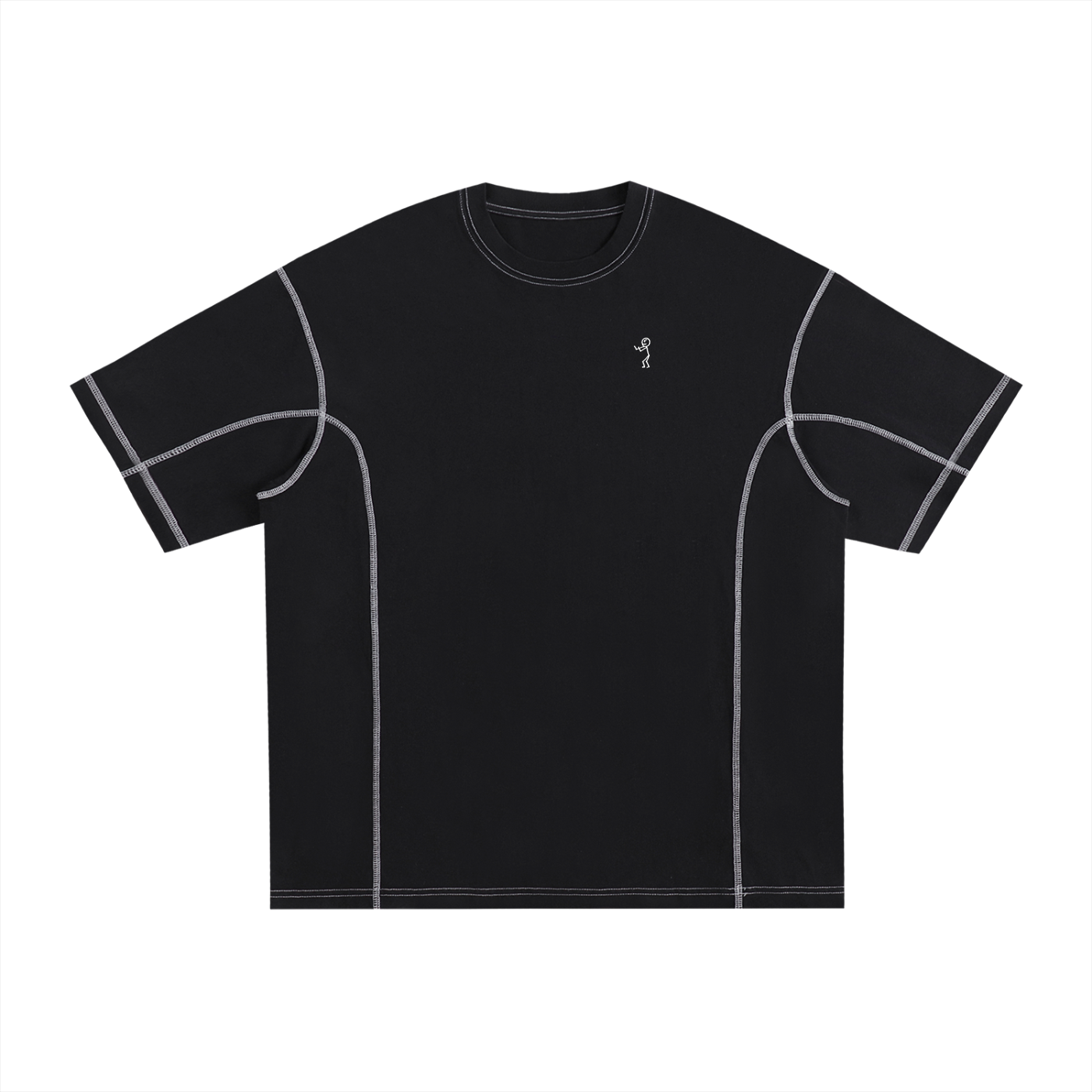Contrast-Stitched Cotton T-Shirt - Dood