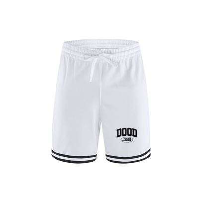 Classic Stripe Trim Basketball Shorts - Dood 25