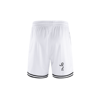 Classic Stripe Trim Basketball Shorts - Dood 25