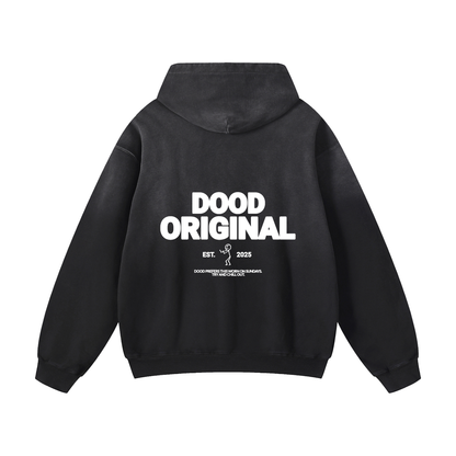 Heavyweight Fade Oversized Hoodie - Dood Original Sunday