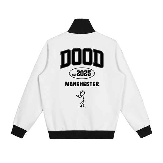 Contrast Side Stripe Fleece Track Jacket - Dood Manchester 25