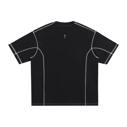 Contrast-Stitched Cotton T-Shirt - Dood