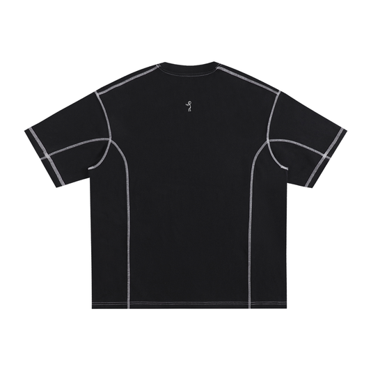 Contrast-Stitched Cotton T-Shirt - Dood