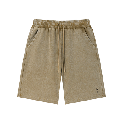 Mineral Wash Waffle Shorts: Dood