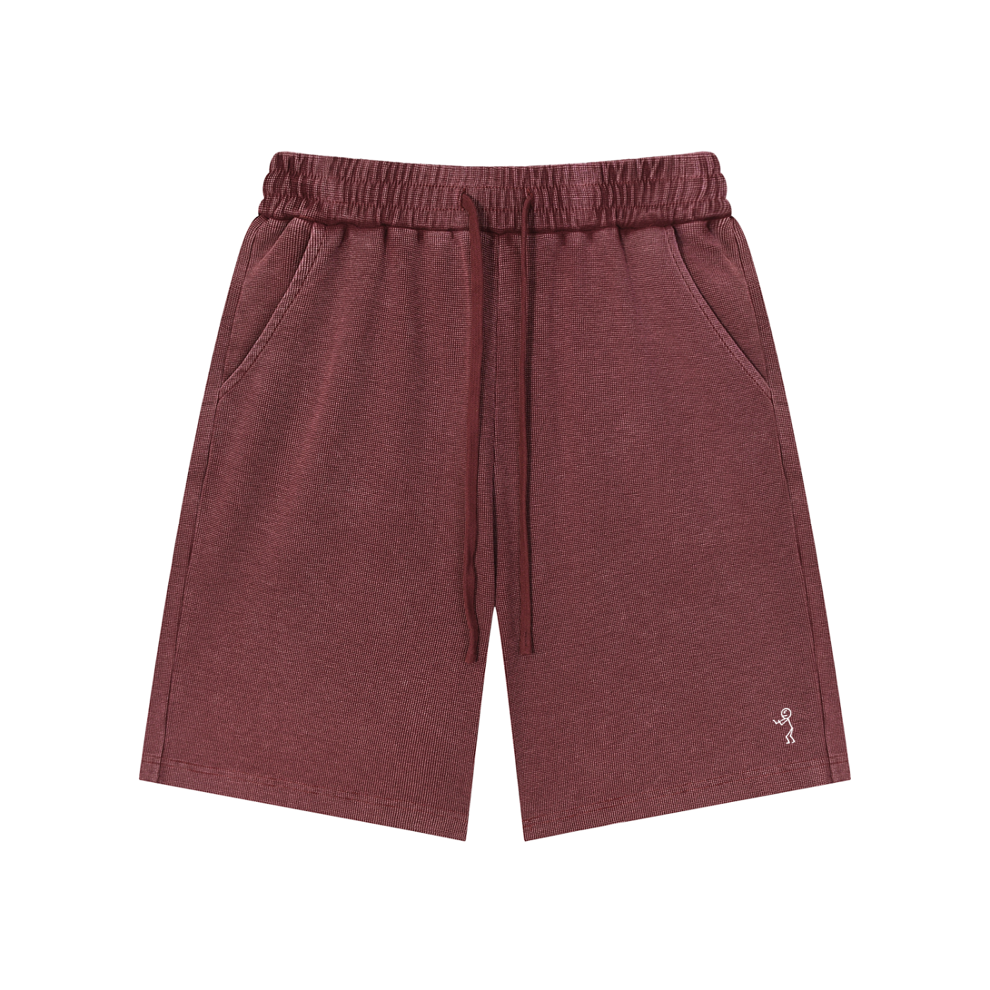 Mineral Wash Waffle Shorts: Dood