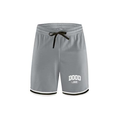 Classic Stripe Trim Basketball Shorts - Dood 25