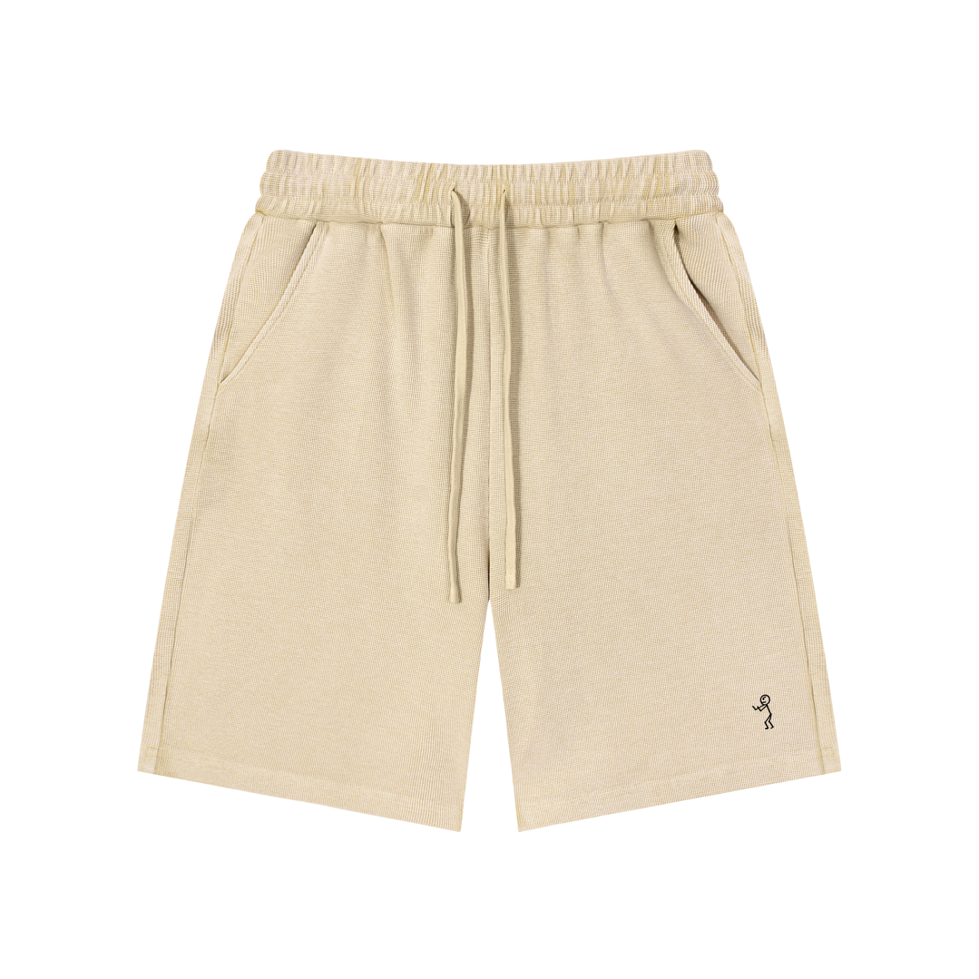 Mineral Wash Waffle Shorts: Dood