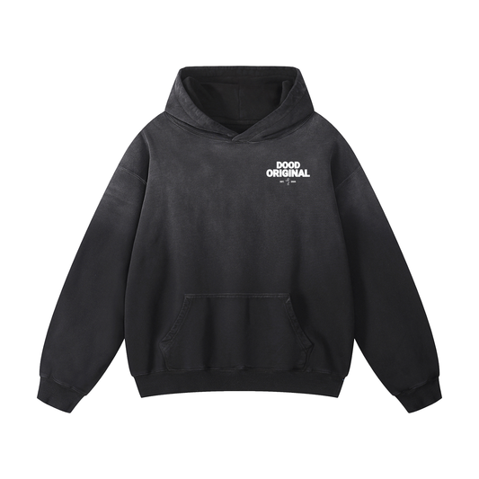 Heavyweight Fade Oversized Hoodie - Dood Original Sunday